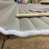 Seaquest Roll N Pleat | Hampton Brown | PSQ-010 | PLEATED MARINE VINYL Fabric | SUN + SALT PROOF | 54 wide | By the Yard