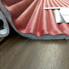 Seaquest Roll N Pleat | American Beauty Red | PSQ-001 | PLEATED MARINE VINYL Fabric | SUN + SALT PROOF | 54 wide | By the Yard