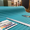 Seaquest Roll N Pleat | Emerald Green | PSQ-008 | PLEATED MARINE VINYL Fabric | SUN + SALT PROOF | 54 wide | By the Yard