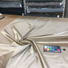 Golden Brown Sateen Luster Blackout Curtain Lining Fabric | Med Weight | White Back