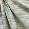 Blue and Tan Pinstripe Upholstery Fabric | Cotton |