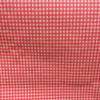 Orange Gingham vinyl table cloth fabric