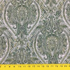 Jade Green Damask Woven Tapestry Fabric | Home Dec | Upholstery | By The Yard | 54 Inch Wide