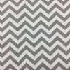 Classic Gray Chevron Drapery / Curtain Fabric | 54"W | BTY | Timeless Design