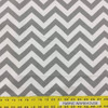 Classic Gray Chevron Drapery / Curtain Fabric | 54"W | BTY | Timeless Design
