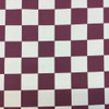 Maroon and Off-White Plaid Fabric | Drapery / Upholstery Fabric | 54"W  | CLOSEOUT