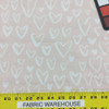 Loving Hearts in Pink Fabric | Drapery Weight | Upholstery | BTY | 54"W