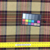 Callaway Vintage Plaid Drapery Fabric | 54" Wide | BTY |  Gold, Brick and Navy