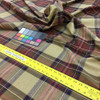 Callaway Vintage Plaid Drapery Fabric | 54" Wide | BTY |  Gold, Brick and Navy