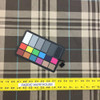 Coffee and Cream Plaid Drapery Fabric | 54" Wide | BTY | Brown, Cream and Aqua