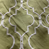 Kaufmann Fern Green Embroidered Upholstery/Drapery Fabric| 54"W | BTY