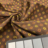 Brown, Red, Yellow Modern Dots | RD338 | | Upholstery Fabric