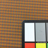 Orange / Tan Ticking Checkish Micro Pattern | RD369 | | Upholstery Fabric