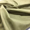 Moss Green Faux Suede Upholstey Fabric | 60"W | BTY | Upholstery Fabric