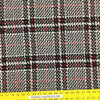 Black Red White Birshka Weave Wool Fabric | Coarse Weave | 80/20 | 20oz