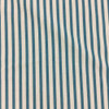 Aqua and Ivory Stripes Upholstery / Drapery Fabric | 54" wide | By the Yard