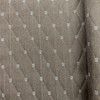 Chocolate Brown Stitched Diamonds Upholstery Fabric | 54
