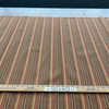 Retro Orange and Brown Stripes Upholstery Fabric | 54" wide | By the Yard