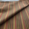 Retro Orange and Brown Stripes Upholstery Fabric | 54" wide | By the Yard