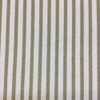 Tan and Ivory Vertical Striped Drapery / Upholstery Fabric | 54" | By the Yard
