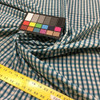 Aqua Blue and White Check Upholstery / Drapery Fabric | 54"W | By the Yard