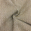 Gold/Brown/Tan Heavy Chenille Check Upholstery Weight Fabric | Home Dec | Upholstery | Crafts | 54 inch wide | By the Yard