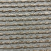 Rustic Chenille Stripes in Beige Upholstery Fabric | 54"W | BTY | Durable