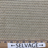 Rustic Chenille Stripes in Beige Upholstery Fabric | 54"W | BTY | Durable