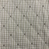 Checkered Tan with Stitched Diamonds Upholstery Fabric | 54" | BTY | Durable