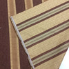 Peach/Burgundy Rustic Stripe Upholstery Weight Woven Fabric | Home Dec | Furniture | By The Yard | 54 Inch Wide