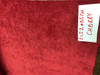 Cherry Red Velvet | Upholstery Fabric | By The Yard | 54" | HEAVY DUTY