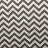 Chevron in Brown and White Upholstery / Drapery Fabric | 54 Wide | By the Yard
