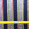 Capulet Stripe in Navy and Lavender Brocade Upholstery Fabric | 54 Wide | BTY