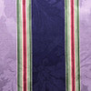 Capulet Stripe in Navy and Lavender Brocade Upholstery Fabric | 54 Wide | BTY