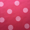 Polka Dots in Two-tone Pink | Upholstery / Drapery Fabric | 54" W | By the Yard