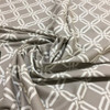 Geometric Trellis in Taupe Upholstery / Drapery Fabric | Braemore | 54 W | BTY