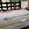 Tan with Black Pinstripes Upholstery / Drapery Fabric | 54 Wide | By the Yard