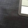 Glacier in Liquorice Black | Polyester Linen Weave | Home Decor Fabric | 54" W