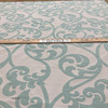 Spring Scrollwork in Mint and Tan Upholstery Fabric | By Trend | 59" Wide | BTY