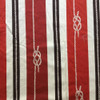 Nautical Rope and Stripe in Red / White / Brown | Home Decor Fabric | 54" | BTY
