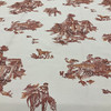 Spanish Chinoiserie in Orange and Beige | Upholstery Fabric | 54" Wide | BTY
