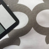 Quatrefoil in Gray and White Upholstery / Drapery Fabric | 54" W | By the Yard