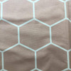 Honeycomb Geometric in Dusty Rose | Home Decor Fabric | 54" Wide | By the Yard