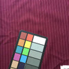 Burgundy Pinstriped Gabardine | Woven Apparel Fabric | 60" Wide | By the Yard