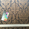 Brown Foliage Damask Home Decor Fabric | Reversible | 54 wide | By The Yard