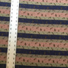 1970's Vintage Wool Fabric in Blue and Brown | 80/20 Blend | Upholstery Weight