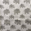 Premier Prints Elephants in White | Home Decor Fabric | 54 Wide | By the Yard