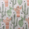 Premier Prints Cactus Themed Fabric in Pink and Green | 54 Wide | By the Yard