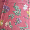 Botanical Flowers in Red | Upholstery / Drapery Fabric | 54 Wide | By the Yard