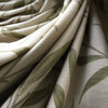 Leafy Stems in Green / Beige | Upholstery / Drapery Fabric | 54 W | By the Yard